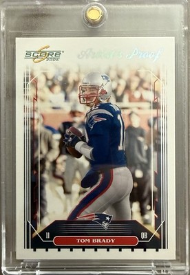 2006 Score Select Tom Brady #162 Artist's Proof # d 13/32 - Rare Early Year!!