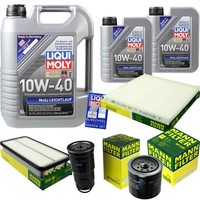 Mann Inspektionspaket 7L Liqui Moly 10W-40 FüR Toyota Avensis Verso 2.0 D
