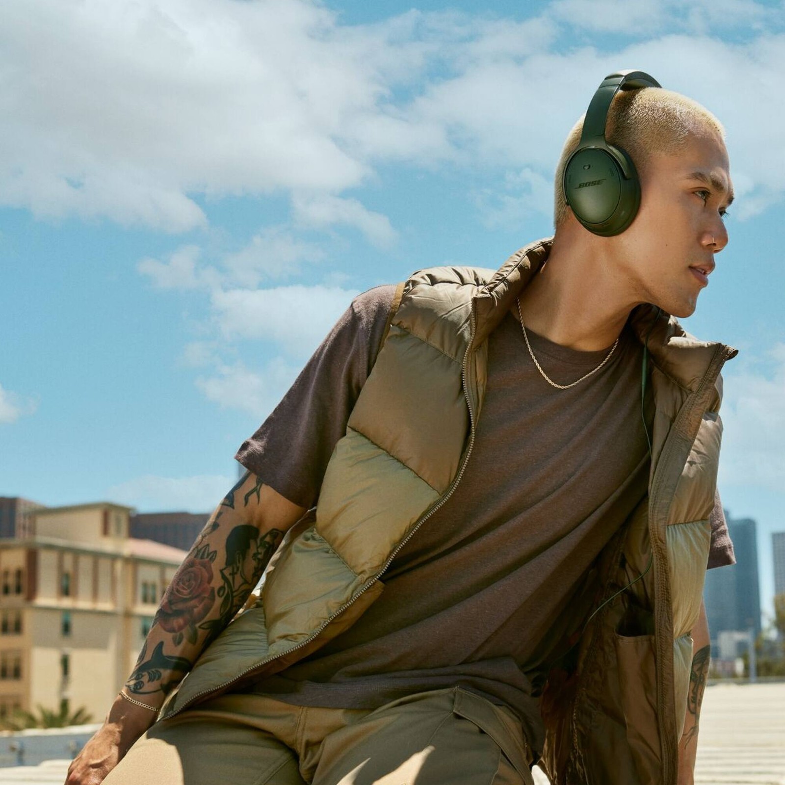 Audífonos Bose QuietComfort Inalámbricos con Cancelación de Ruido Sobre la Oreja Bluetooth, imagen 5