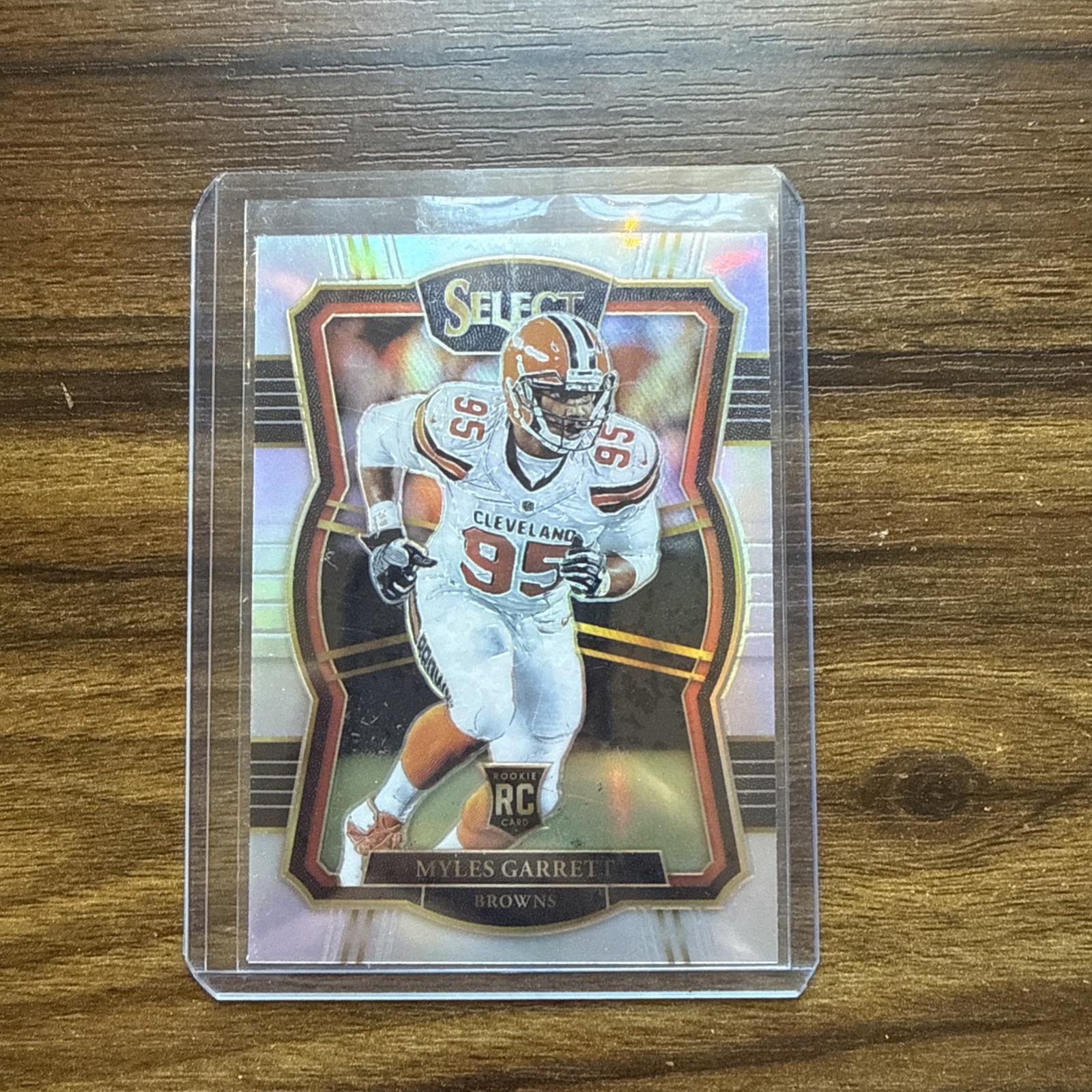 2017 Panini Select - Premier Level Myles Garrett #105 Silver Prizm (RC)