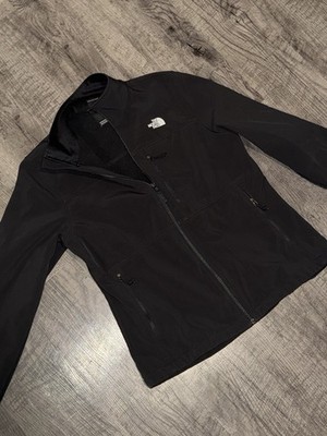 The North Face Womens Apex Bionic Softshell Jacket Black Full Zip Windproof L