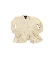 Polo Ralph Lauren Girls Cable-Knit Cotton Cardigan Fisher knit