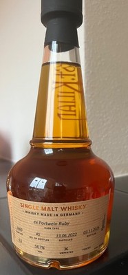 Whisky/Whiskey Single Malt - Private Cask 1860 - Ex Portwein Fass - St. Kilian 