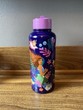 Disney The Little Mermaid Ariel Live Action Sipper Straw Stainless Steel Bottle