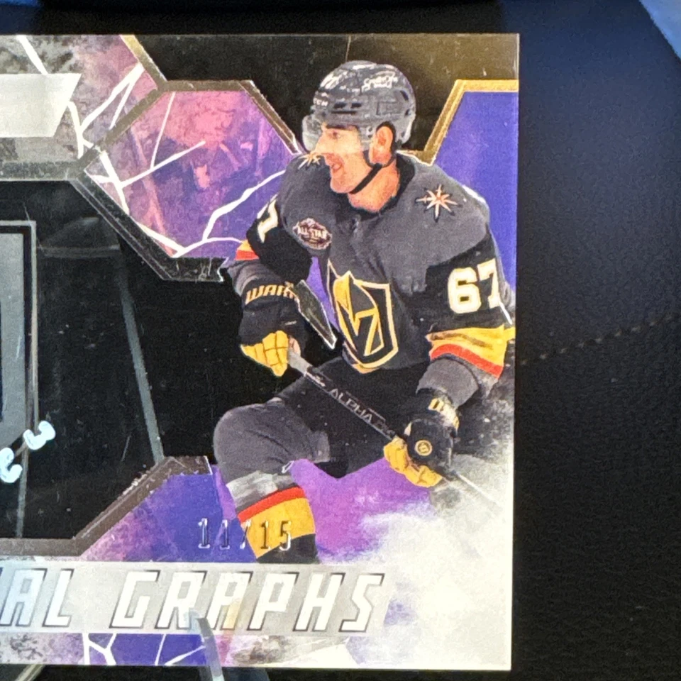 2021-22 Upper Deck Ice Max Pacioretty #GG-MP en tarjeta automática/15 Golden Knights Foto 3 de 4