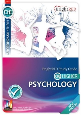 BRIGHTRED STUDY GUIDE CFE HIGHER PSYCHOL by ALISTAIR BARCLAY Paperback Self Help