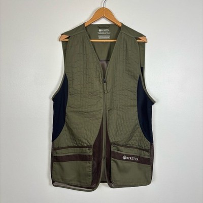 Beretta Silver Pigeon EVO Shooting Vest Green/Brown (GT781T155307ABS) XL