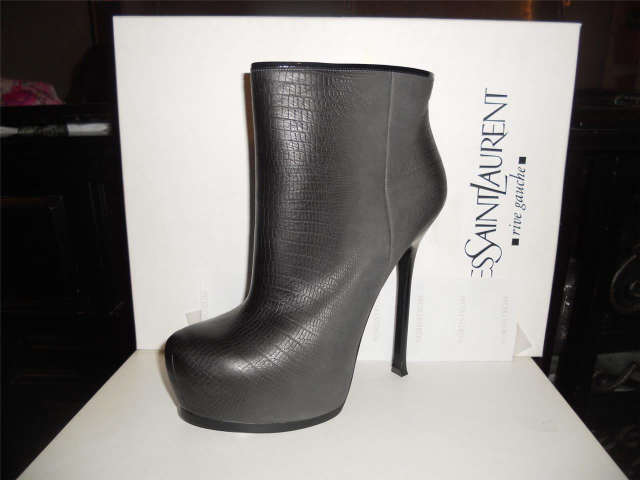 Stivaletti YSL Yves Saint Laurent Tribtoo 105 degradati plateau $995