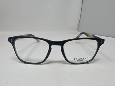 Hackett Bespoke HEB140 005 51/19 145 Black Men s Eyeglass Frames CC38