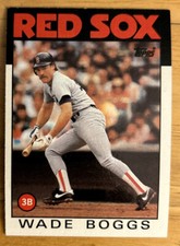 1986 Topps Wade Boggs Baseball Card #510 Red Sox Third Base HOF Mid-Grade VGEX