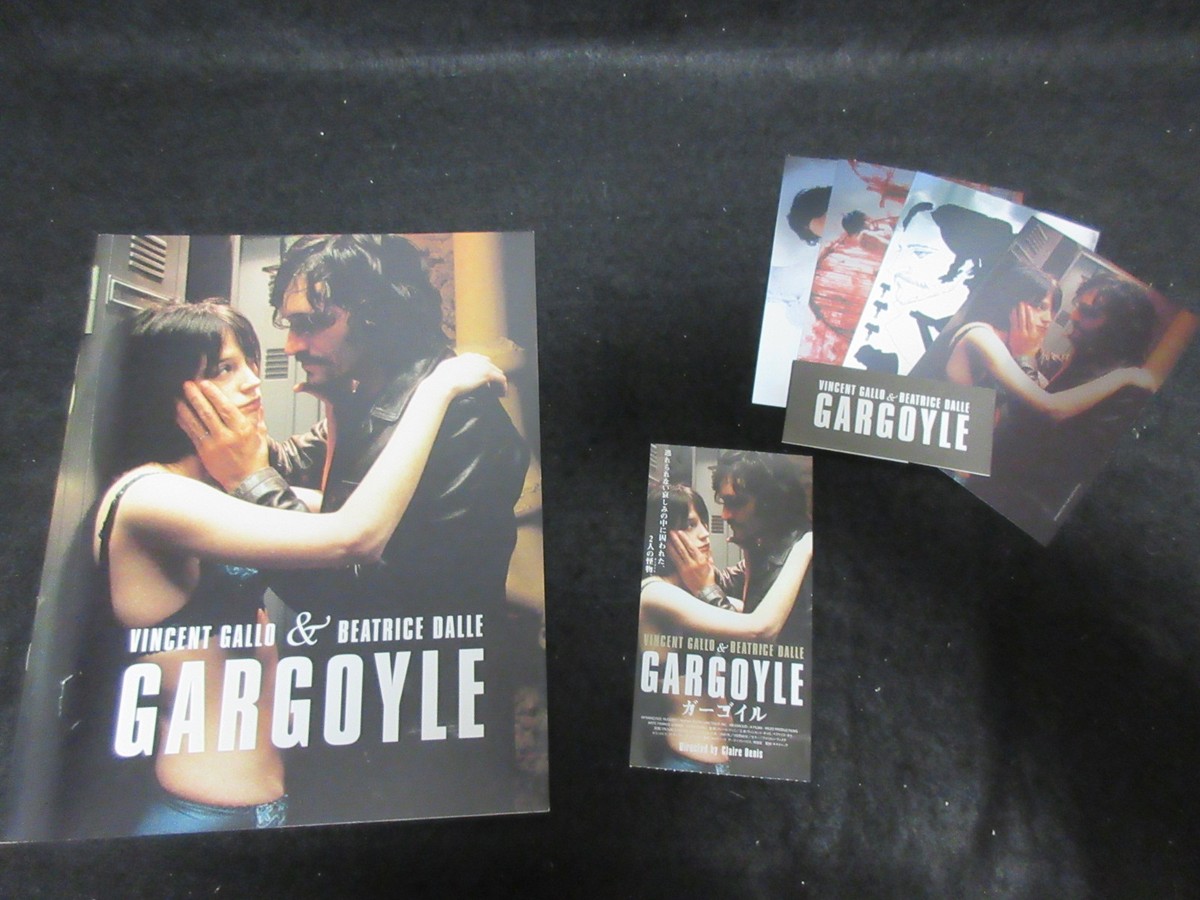 Gargoyle Japan Film Program Book w Ticket Postcards Vincent Gallo