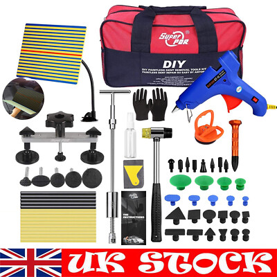 PDR Tool Car Paintless Kit Dent Puller Lifter Repair Removal Hail Tabs ...