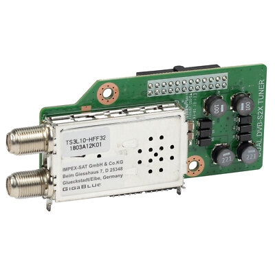GigaBlue DUAL DVB-S2X Multistream HD Tuner für Gigablue UHD Quad 4K, UE 4, X2