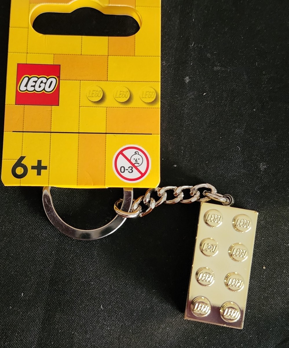 LEGO Metallic Gold BRICK 2x4 Key chain 850808 NEW With Tag | eBay