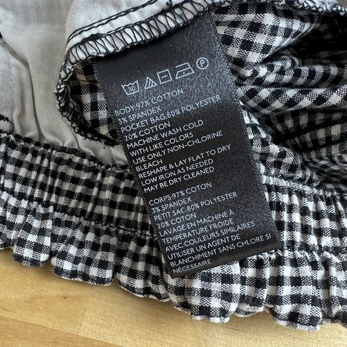 Pantalones Cónicos Urban Outfitters Silence Noise Gingham Negros a Cuadros Talla 4 - Imagen 9 de 13