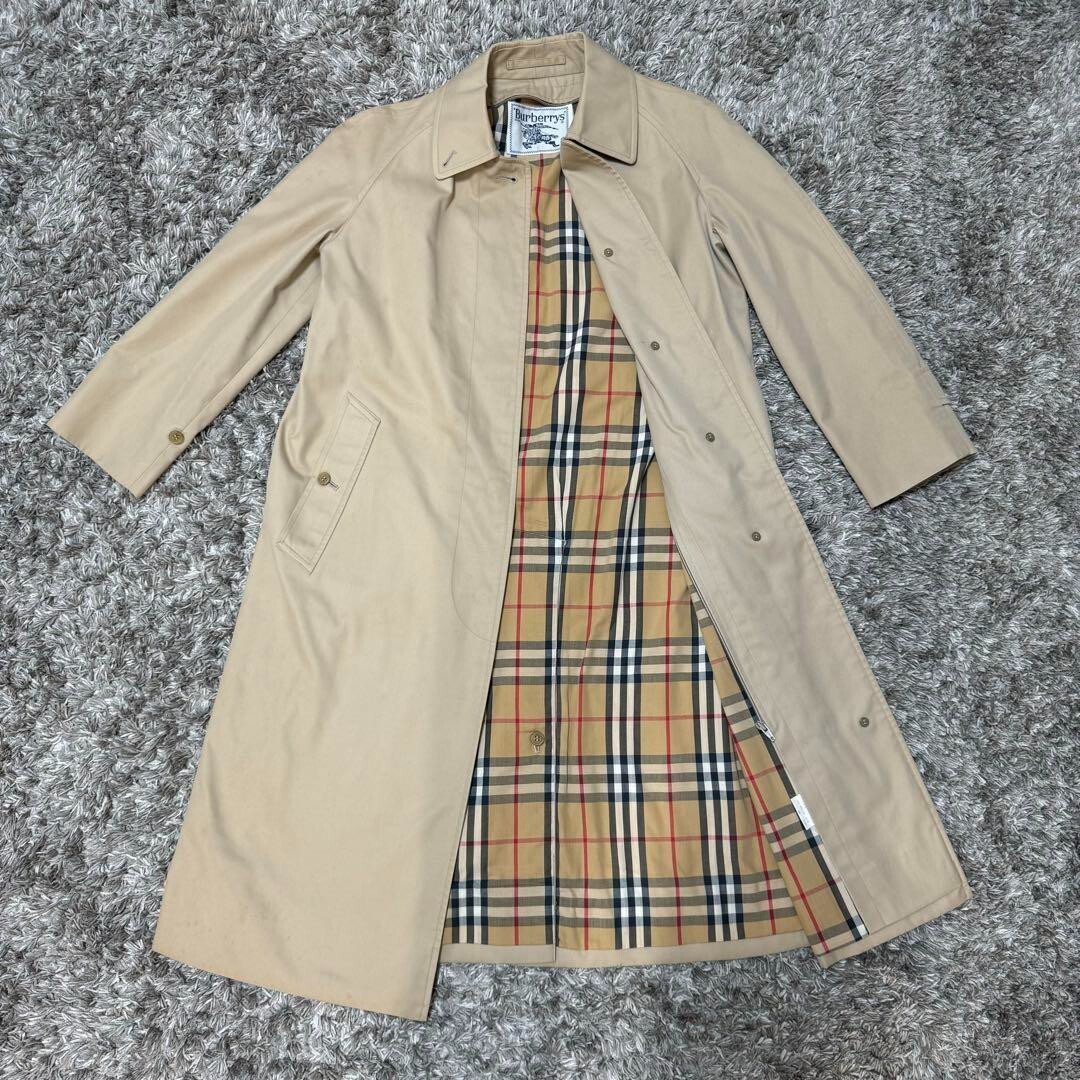 burberry trench coat women Honey Beige Nova Check White Tag From Japan