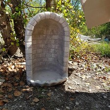 CUPOLA GROTTA CAPPELLA NICCHIA PER STATUE SACRE SANTI DA GIARDINO ESTERNO H65 CM