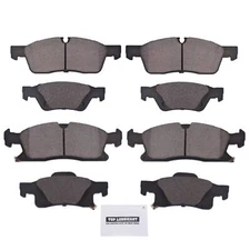 8X Front Rear Ceramic Brake Pads For 2011-2021 Jeep Grand Cherokee Dodge Durango