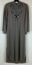 Halloween Costume Horror Hooded Robe Youth Boys Large L Rubie's Gray Black Scary