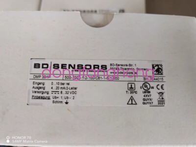 New BD DMP331P 500-1002-1-2-100-C61-1-0-1-000  Pressure Sensor DHL or FedEX