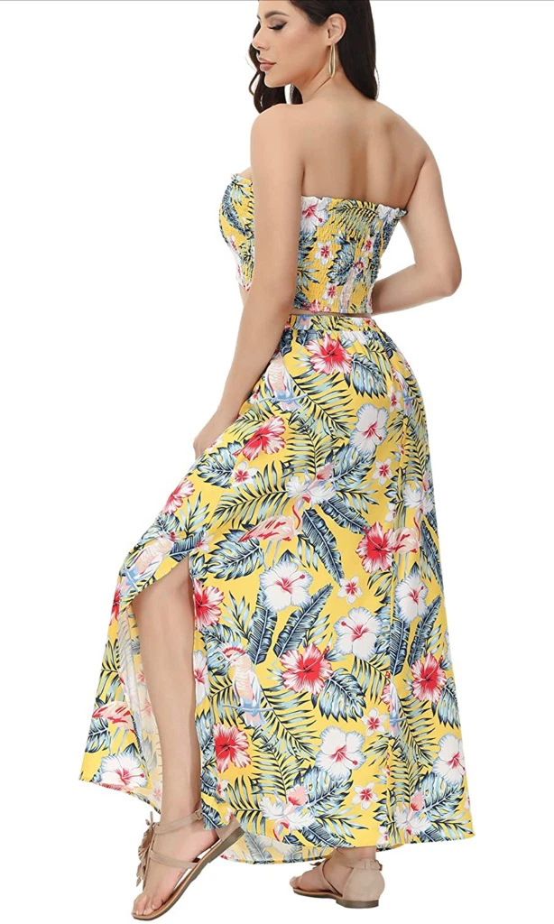 Two piece hotsell hawaiian dress