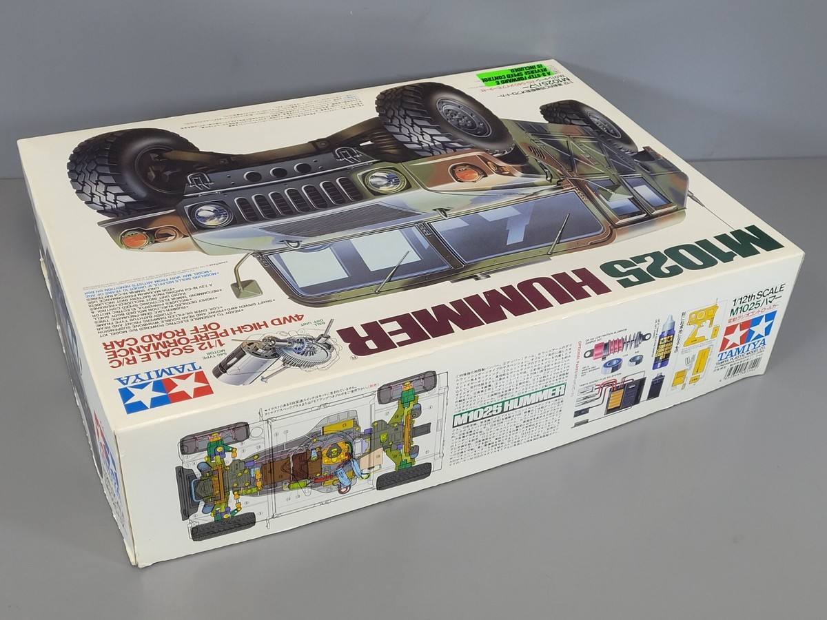 New Vintage Open Tamiya 1/12 RC M1025 Hummer Military TA01 New Vintage Open Tamiya 1/12 RC M1025 Hummer Military TA01