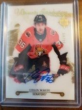 2017-18 Upper Deck Ultimate Hockey Colin White rookie auto-84/99