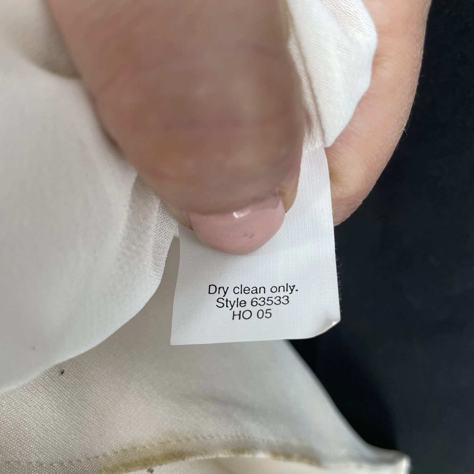 OFF WHITE Abito vestito J Crew Sophia in seta donna Petite taglia 2 bianco sporco beige