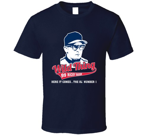 TheCHIVE "Wild Thing" Ricky Vaughn 99 T-Shirt – Major League Baseball Movie Tee