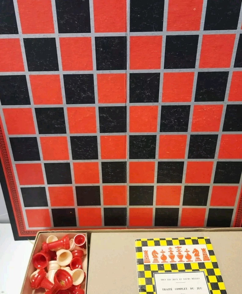 Juego de mesa vintage Halsam CHEESS CHECKERS AÑOS 60 Foto 4 de 4
