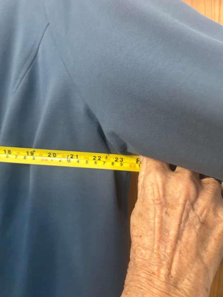 Chaqueta Logo by Lori Goldstein 2x verde azulado Foto 3 de 4