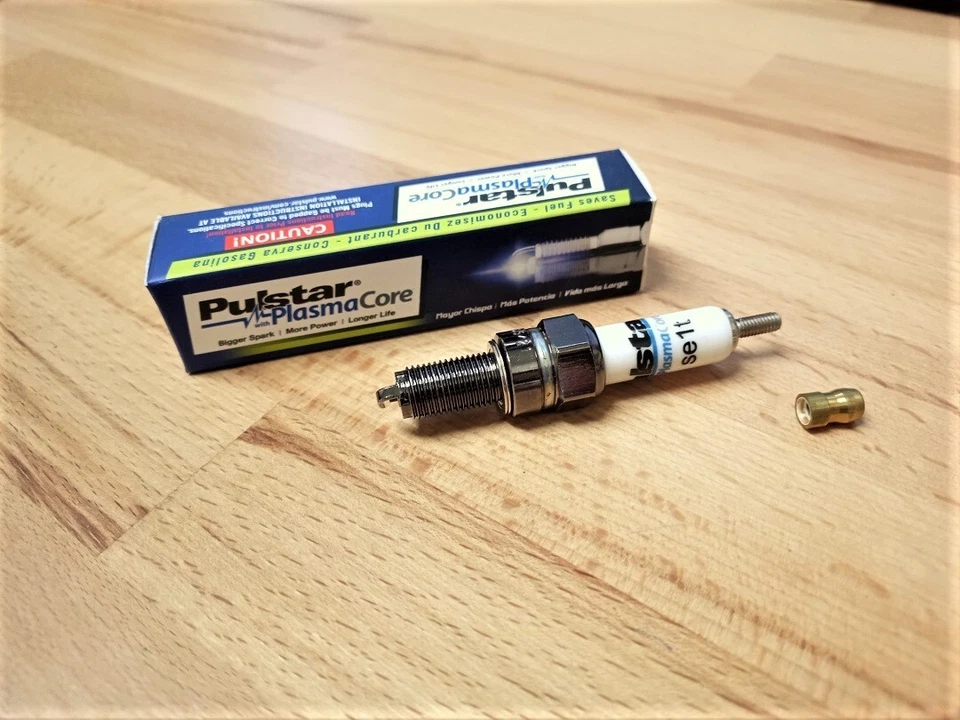 1x bujías de actualización de núcleo de plasma Pulstar se adapta a: Honda ANF125 Innova y2003-2020 Foto 2 de 4