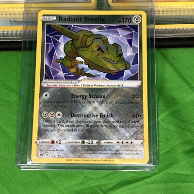 Pokemon Card Radiant Steelix 124/196 Lost Origin Near Mint | eBay