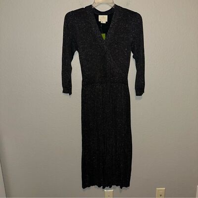 midi puff dress Western Elegance Puff Sleeve Midi Dress Small