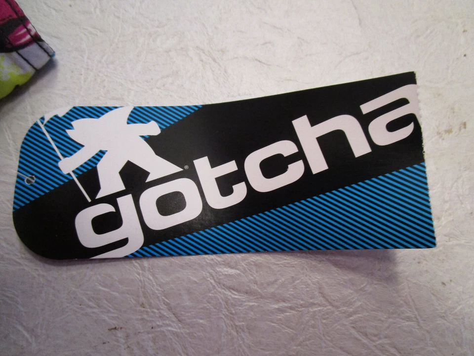 NUEVO CON ETIQUETAS $50 GOTCHA PANTALONES CORTOS DE NATACIÓN/TABLA PARA HOMBRE - Estampado Hawaiano Negro - TALLA 34 Foto 2 de 3