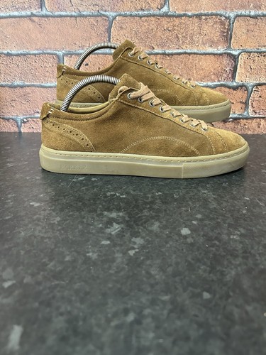 Scarpe da ginnastica/sneaker uomo Barker Axel marrone scamosciato taglia 7 - Foto 2 di 10