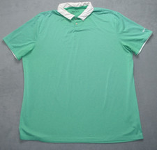 Nike Icon Heather Men's Standard Fit Golf Polo 725529 Green Size 2XL Dri Fit