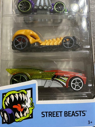 NIB 2020 Hot Wheels Rare Exotics HW Flames City Street Beasts 5 Cars Pk Pick - Picture 16 of 20