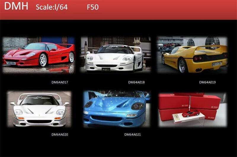 dmh製 1/64 F50 DMH 1:64 F50 Resin Model Car | eBay