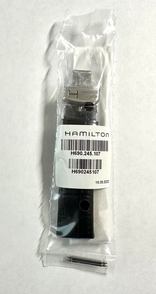 HAMILTON VENTURA black strap 21mm H690.245.107 H245150 H24515732