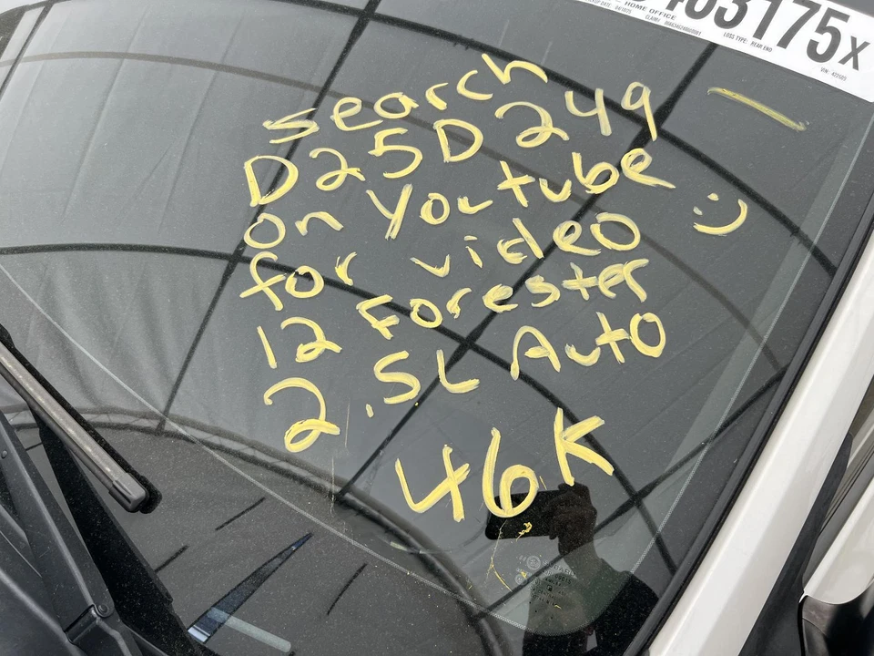 Used Rack and Pinion Assembly fits: 2012 Subaru Forester Power Rack and Pinion G Foto 4 de 4