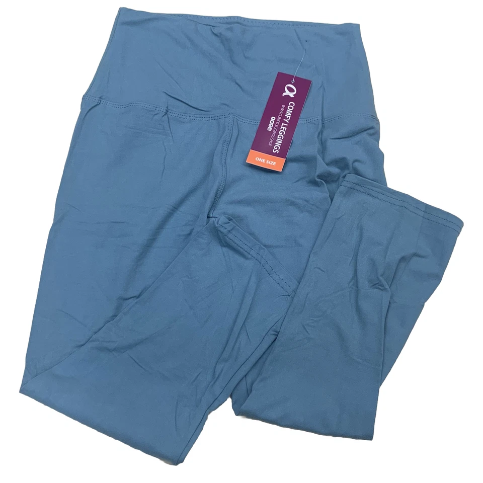 Leggings Capri Feminina Tamanho Único Azul Marinho 5" Cintura Alta Yoga, Corrida - Imagem 2 de 4