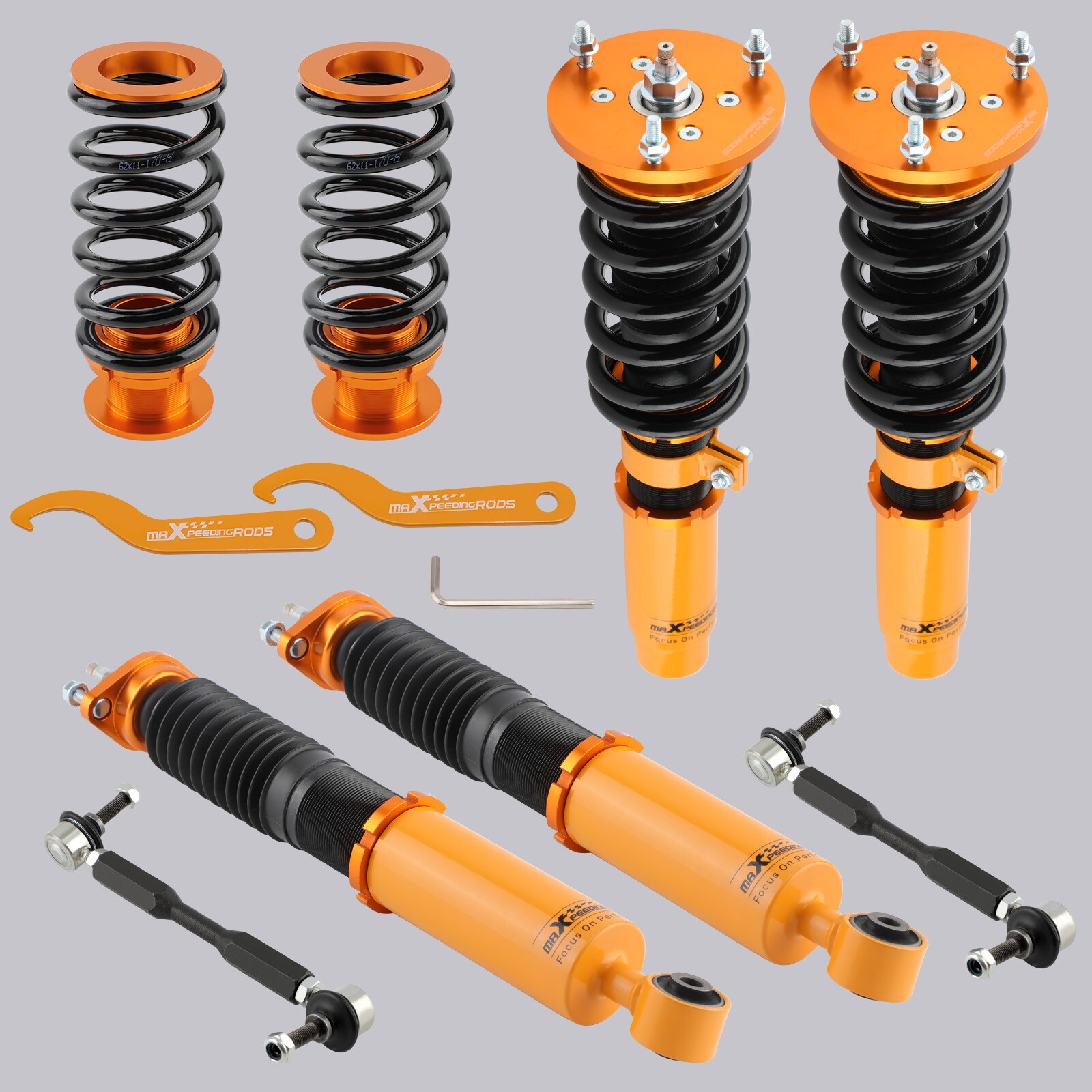 Adjust Coilover Spring Shock Struts for BMW Z4 Roadster E85 Coupe E86 2003-2009