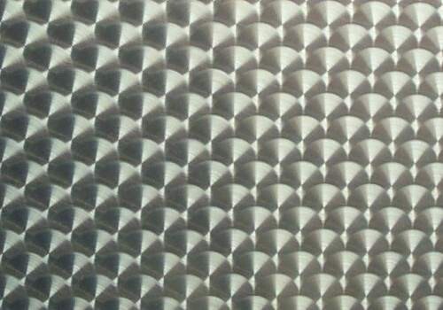 Engine Turned Aluminum Panel 12"x48"x.063" 3/4" Swirls (DGL-75) - Picture 1 of 1