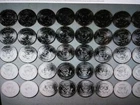 COMPLETE BRILIANT UNCIRCULATED SET OF KENNEDY HALF DOLLARS 2001-2025-p&d-50 COIN