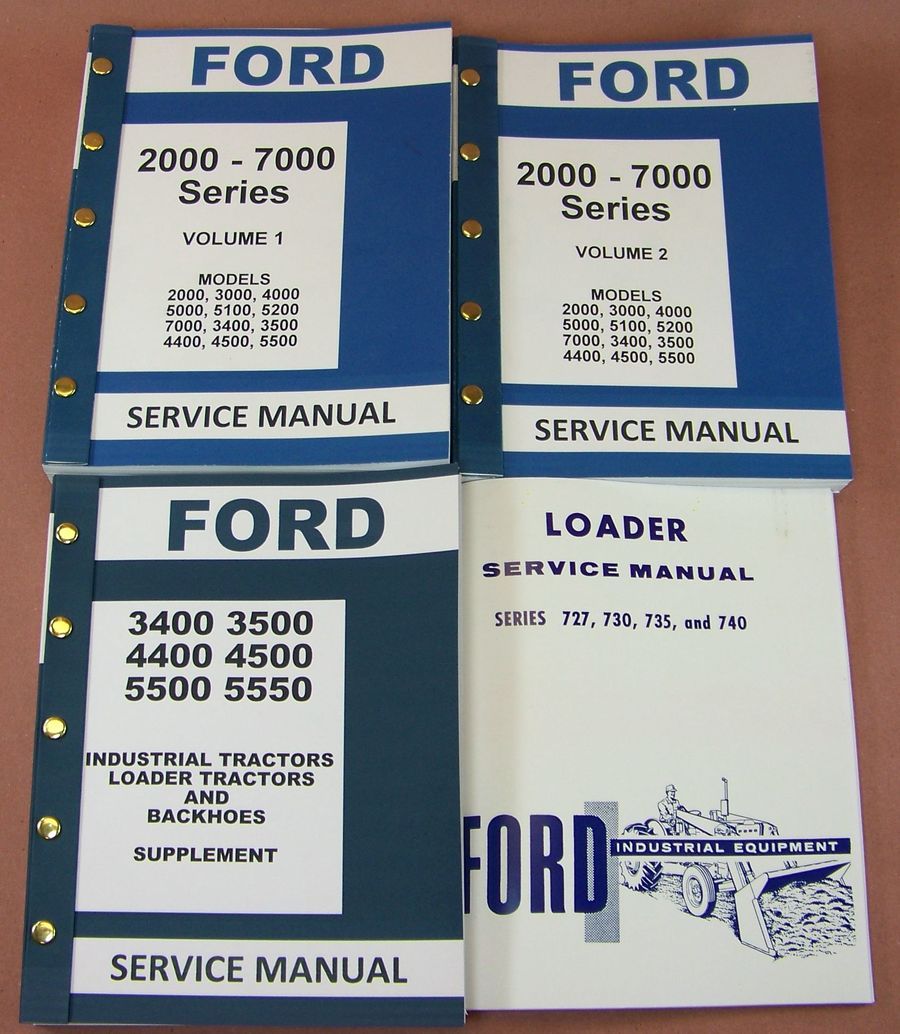 Ford 3400 3500 4400 4500 Industrial Tractor Loader Service Repair .
