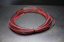 24 GAUGE RED BLACK SPEAKER WIRE 50 FT AWG CABLE POWER GROUND STRANDED COPPER