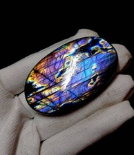 Natural Multi Fire Labradorite Top Quality Oval Shape Cabochons Loose Gemstone
