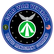 Cold War Veteran Traffic Management Command Bumper Sticker Military Decal 5"