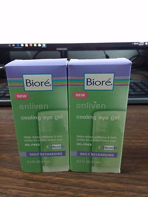 (4) Biore Cooling  Eye Gel 0.5 oz